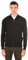 Cardigan Uomo con Zip Lana e Cashmere Maglione con Cerniera Collo Alto (Nero, XL)