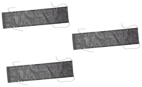Yardwe 3 Sätze Liegen Reparieren Stoff Elastisches Rasen-loungetuch Stoff Für Terrassen-liegestühle Anti-Schwerkraft-stühle Aus Stoff Atmungsaktiver Stuhlbezug Strand Polyester Liegetuch