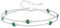 LOUISA SECRET Femmes bracelet stratifié Pierre de roulement pendentif femmes fille double chaîne 925 bracelet en argent sterling, cadeau d'anniversaire de Noël pour la mère de la petite amie