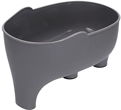 Fukamou Elephant Food Strainer | Vegetable Washing Basket,Adorable Elephant Sink Drainer Fits Most Kitchen Sinks, for Draining Fruits, Vegetables,