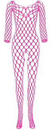 Générique Tenue Sexy Femme Coquine Hot Ouverte Entrejambe Lingerie érotique Curvy Bodystocking Catsuit Filet Manche Longue Combinaison Femme Moulante Collant Bas Resille Body Transparent