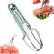 Calkrer herramienta de corte 3 en 1 tenedor de sandía: cortador de paletas de sandía de acero inoxidable, cuchillo para movilidad, tenedor de fruta para camping y accesorios de cocina.