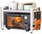 Soporte Extensible for Horno De Microondas Rejilla for Encimera De Cocina Organizador Estanteria Mueble Microondas Rack De Almaceamiento 2 Niveles Con 6 Ganchos(Color:White)