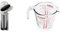 OXO Steel Tin Opener & Pyrex Measuring Jug 500ml | Capacity 568ml / 20 Ounce | P586, Multicolor
