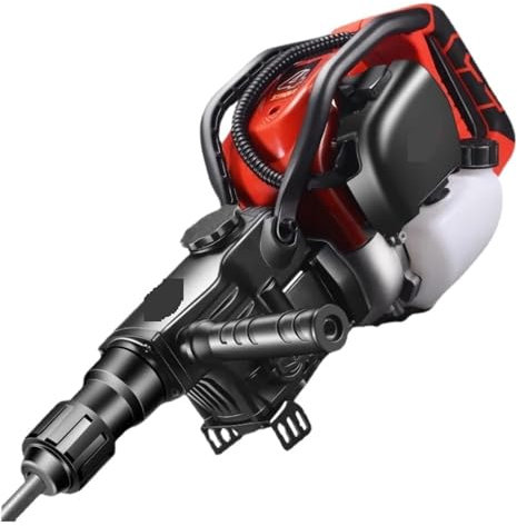 MZZYG Rotary Hammers Two/Four-stroke Petrol Pickaxe Tree Digger Concrete Crushing Oil Hammer Digging Rock Honey Rock Drilling Electromechanical Hammer(Four-stroke)