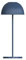 MagiDeal Tischlampe, LED-Schreibtischlampe, Augenschutzbeleuchtung, wiederaufladbare Nachtlampe, Tischleuchte für Arbeitszimmer, Schlafzimmer, Zuhause, Café, Blau
