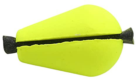 Fegtrtyoa 6 Stück Fliegenfischen Float Bissanzeiger Schaum Gelb