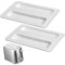 OKUMEYR Tapas para Tostadora Panificadora 2 Rebanadas Silicona Tapa para Horno Tostador Estética Minimalista