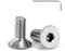 Tunejoy Vis à Tête Fraisée M4 x 10 mm Vis à Six Pans Creux en Acier Inoxydable A2 V2A à Tête Fraisée Hexagonale avec Clé Allen Filetage Complet 20 Pièces