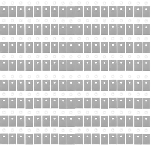 Housoutil 4 Sätze Kühlkörper tragbare SSD Scheibe Thermal- Isolator Wärmeleitpads kühlpad thermal sink mat silikonmatten silikonpads Silikon-Wärmeleitpad Pad zur Wärmeleitung Kieselgel Grey