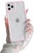 NITITOP Compatible with iPhone 11 Pro Case Cute Clear Pink Durable Ribbon Bowknot Pattern for Girls Women with Chain Wrist Strap Soft TPU Transparent Shockproof Protective Phone Cover - Pink