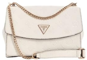 GUESS Cresidia Convertible Xbody Flap Cream White
