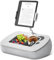 ERGONOV Tablet-Ständerkissen mit Snackschale, iPad-Klappenhalter für freihändiges Lesen und Entspannen auf Bett, Couch, Liege, um 360° drehbarer Clip für Kindle, eBook, Tablet, iPhone (Hellgrau)