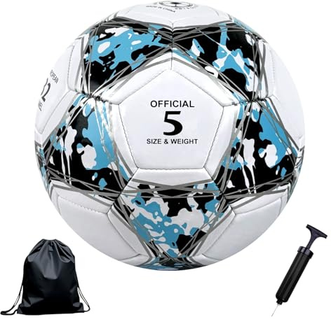 Aipwerer Fussball Größe 4/5 Kinder,Fußball Kinder,Standard Trainingsfußball