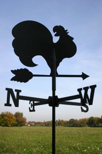 Wetterfahne Hahn Klein 34 x 68 cm