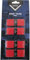 Vater Grip Tape Bandes pour baguettes (Rouge)