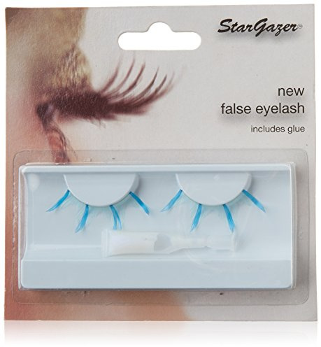 Stargazer Feather Eye Lashes style 43, synthetic lash pair includes glue.