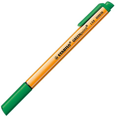 STABILO - Umweltfreundlicher Filzschreiber - GREENpoint - Einzelstift - grün