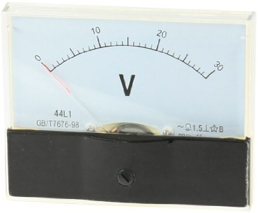 sourcing map Spannungsprüfung AC 30 V Klasse 1.5 Genauigkeit Analog Voltmeter Messgerät de