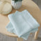 Catherine Lansfield Zero Twist, Pair gant de bain, Bleu Canard