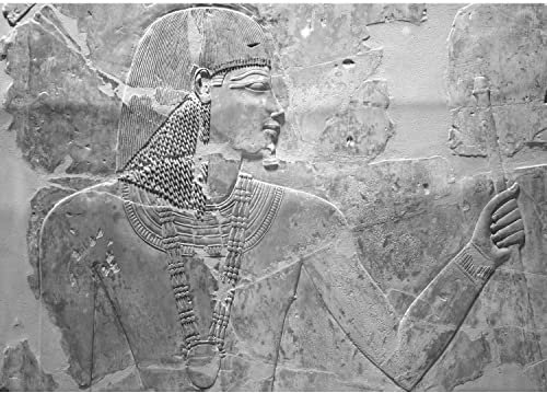 Runa Art Fototapete Ägypten Pharao 352 x 250 cm Vlies Tapeten XXL Moderne Wandtapete Wohnzimmer Schlafzimmer Grau 9136011c