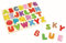 Lelin Holz Puzzle Rahmenpuzzle Buchstaben