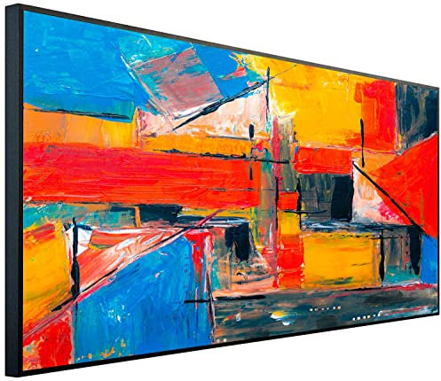 Ecowelle Infrarotheizung mit Bild | 750 Watt | 60x120 cm | Infrarot Heizung| | Made in Germany| f 147 Abstraktes Gemälde