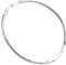 Treasure Bay 3 mm Damen-Armreif, 925er-Sterlingsilber, gehämmert, Innengröße 6,5 cm, 6 5cm, Silber