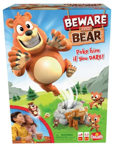 Goliath Games Beware the Bear Kids Games | For ages 4+ | For 2-4 players