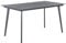 Gartentisch Aluminium Glasplatte Steinoptik rechteckig 140x80 cm grau Mileto