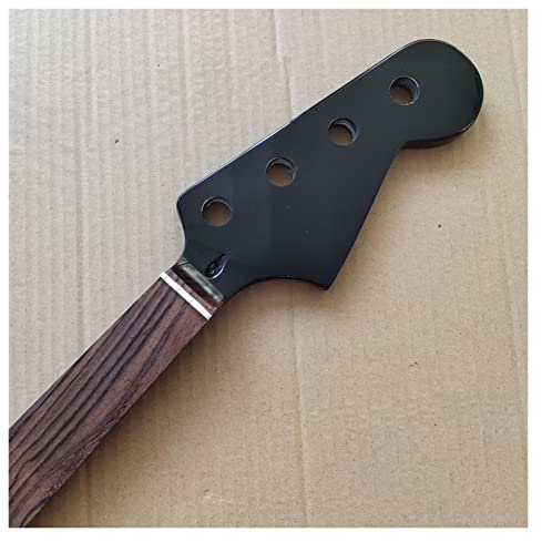 DZDZDZ Fretless Maple 20 Bünde Bassgitarre Halsteil 4 Saiten Palisander Griffbrett 34 Zoll Mutter DIY Gitarrenhals