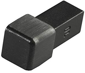 Fuchs Design profilé pour carrelage coin 12,5 mm carré acier inox V2A brossé