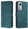 Trugox Handyhülle für Xiaomi Mi 12 / Xiaomi 12X 5G Hülle Klappbar Klapphülle mit Kartenfach Handytasche Handy Schutzhülle Tasche Leder Wallet Flip Case Slim Book Cover - Blaugrün