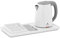 Royal Catering RC-HKS02 - Bollitore professionale per hotel, bianco, 1,2 L, 1800 W, con stazione per caffè o tè, bollitore elettrico