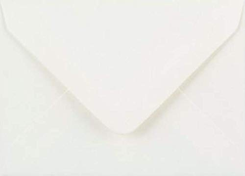 C6 Coloured envelopes for A6 Greeting Cards Wedding Invitation Crafts 114x162mm - Pack of 100 (White)