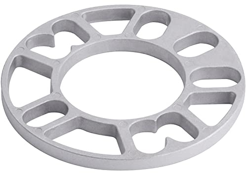Universal Spurverbreiterungen, MoreChioce 10mm Spurverbreiterungen Radabstandshalter Metall-Spurverbreiterung Modifizierte Verbreiterte Radnabendichtungen Befestigungsscheiben für 4/5 Bolzen Rad