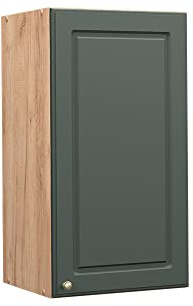 Vicco Hängeschrank Fame-Line, Grün-Gold Landhaus/Goldkraft Eiche, 40 cm