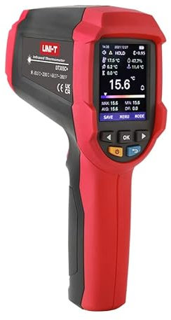 UNI-T UT305A+/UT305C+ Pantalla a color recargable de alta temperatura sin contacto láser Termómetro/rango -50 ° C ~ 2200 ° C (UT305C +)