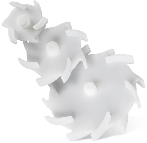 epoxid1® Rührstab für Bohrmaschine & Akkuschrauber | Epoxidharz und Farb-Mixer | Schnelle & blasenfreie Vermischung | Resin und Farbrührer Zubehör | (Stab 300mm (Ø8mm) + 3x Scheibe 75mm)
