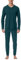 Schiesser Herren Schlafanzug Lang Mit Bündchen - Nightwear Pyjamaset, Petrol_181922, 50 EU