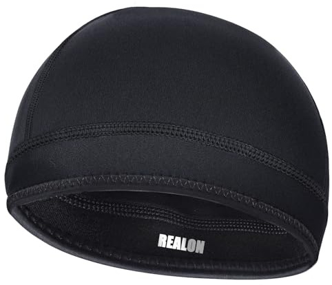 REALON Neoprene Scuba Diving Hood 2mm Thermal Swim Cap for Mens Women Youth Boys Girls, Long Short Hair Warm Clean Breathable Wetsuit Beanie for Swimming Surfing Hunting Skiing Cold Water Aerobics