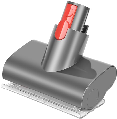 RUKHOOL Mini Turbinendüse für Dyson V7 V8 V10 V11 V15 Ersatzteile Ersatzbürste Aufsatz Staubsauger Zubehör Bürstenrolle Matratzendüse Bürste für Matratze Sofa Auto Sessel Entfernt Milben Allergene