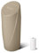 SGLRT Poubelle de voiture avec couvercle – Porte-gobelet – Mini poubelle de voiture étanche beige avec 20 sacs poubelle – Organisateurs de voiture et rangement pour accessoires de siège avant et