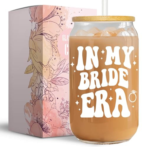 Vanteen Bridal Shower Gifts In My Bride Era Glasbecher, 473 ml