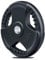 Olympic 15Kg Weight Plate, 2 Opening 15Kg Tri Grip Cast Iron Barbell Weight with Rubber Finish Heavy Duty Black Barbell Disc for Lifting Strength Training Home Gym Training 15Kg plate Weight Plates