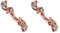 Arquivet Baumwollknoten für Hunde, 22 cm, Beißring für Hunde, Spielzeug für Hunde, Zubehör für Hunde, geflochtenes Seil (Packung mit 2)