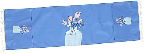 CONGARTENO Fridge and Washer Dryer Cover Pockets Dust Appliance Protector Fits Standard for Microwave and Fridge Use