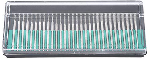 Diamant-Nadelschleif-Werkzeugs Atz, 1/2 / 3mm Zylinders Chl Eifer Kopf, Wasser-Schmier Mittel für Glas, Marmor, Stein, Schmuck, Muscheln, Fliesen und Edelsteine