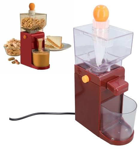 Ejoyous Nussmühle Elettrico, Macinatore di Mandorle con Macinazione Rimovibile Macchina per Burro di Arachidi Macchina per Burro di Noci, per Mandorle Anacardi Nocciole Arachidi (Spina europea 220