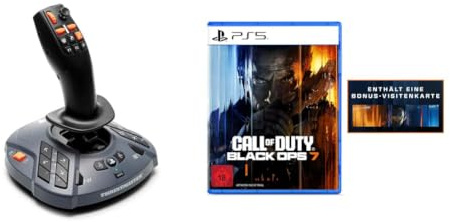 Thrustmaster SimTask FarmStick Multifunktionaler Joystick Landwirtschafts- u. Bau-Simulator 33 Tasten H.E.A.R.T-Präzision PC PS5 + Call of Duty Black Ops 7 PS5 Exklusive Bonusinhalte Inhalts-Download